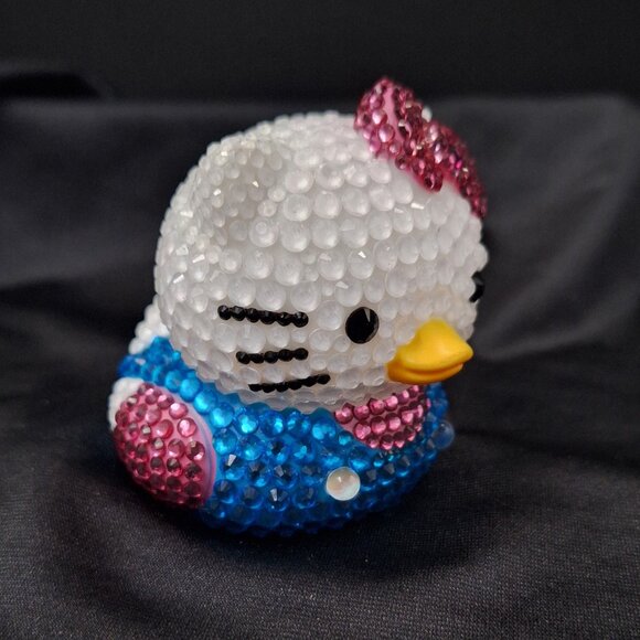 Hello Kitty Rubber Duck, Bedazzled Hello Kitty, Hello Kitty Bling - Picture 2 of 6